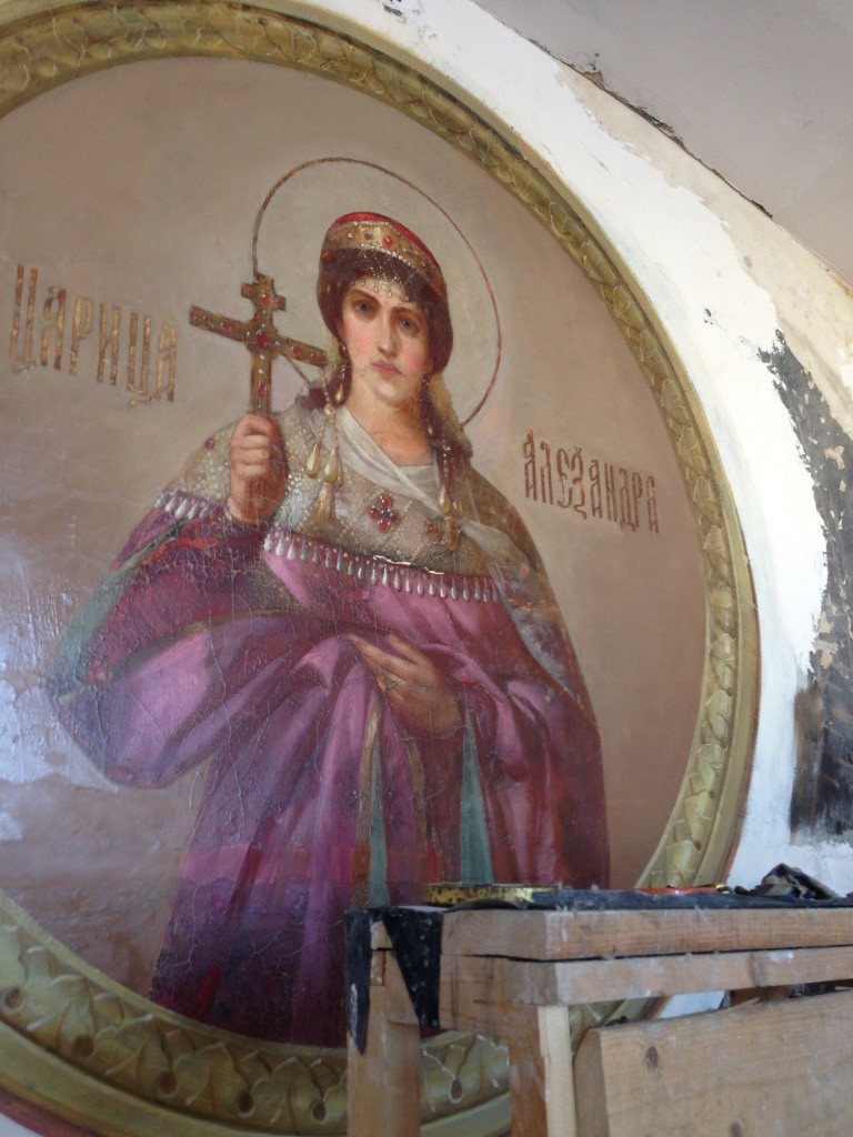 Роспись храма Holy Sepulchre Мария